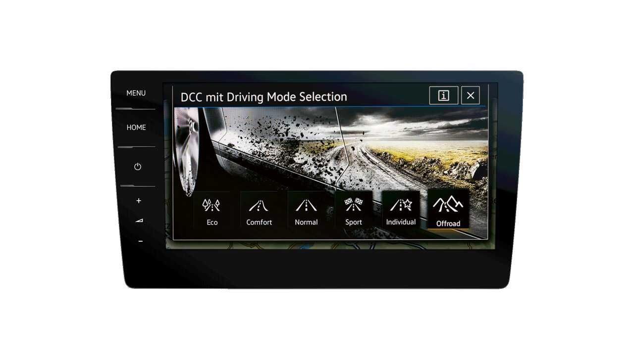 VW Tiguan Allspace Driving mode selection